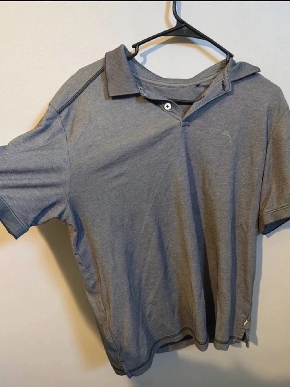 Tommy Bahama Men's Heather Gray Polo